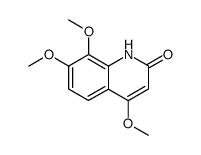 4,7,8-Trimethoxy-1H-quinolin-2-one Structure