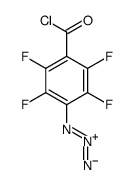 4-azido-2,3,5,6-tetrafluorobenzoyl chloride Structure