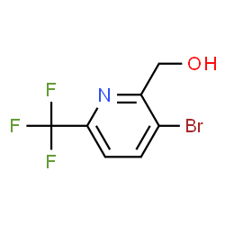(3-溴-6-(三氟甲基)吡啶-2-基)甲醇结构式