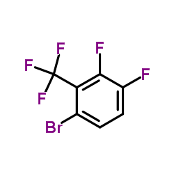 3,4-Difluoro-2-trifluoromethyl-bromobenzene Structure