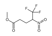 methyl 5,5,5-trifluoro-4-nitropentanoate结构式