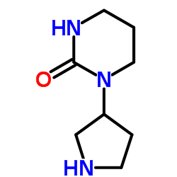 1-(3-Pyrrolidinyl)tetrahydro-2(1H)-pyrimidinone Structure