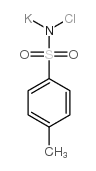 N-Chloro-4-methyl-benzenesulfonamide potassium salt,Chloramine T potassium salt,anhydrous结构式