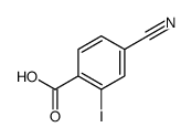 4-Cyano-2-iodobenzoic acid Structure