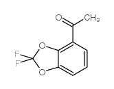 4-乙酰基-2,2-二氟-1,3-苯并二恶茂结构式