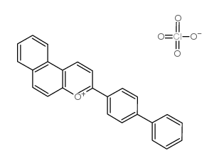 3-(4-双苯基)-3H-苯并[f]氯化铬酰结构式