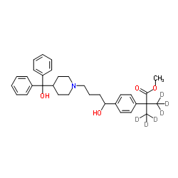 Fexofenadine-d6 Methyl Ester Structure