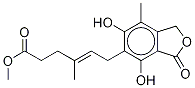 (E/Z)-O-Desmethyl mycophenolic acid methyl ester-d3结构式