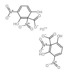 lead(2+) 2,4-dinitroresorcinolate Structure