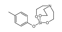 1-(4-Methylphenoxy)-2,8,9-trioxa-5-aza-1-silabicyclo[3.3.3]undecane结构式