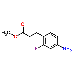 Methyl 3-(4-amino-2-fluorophenyl)propanoate Structure