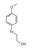 2-(4-methoxyphenyl)tellanylethanol Structure