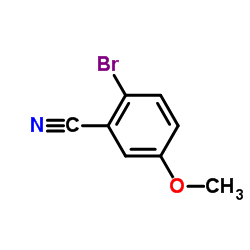 2-溴-5-甲氧基苯甲腈结构式