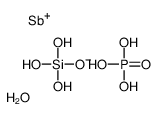 oxostibanylium,phosphoric acid,trihydroxy(oxido)silane Structure