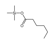 Hexanoic acid trimethylsilyl ester结构式