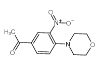 1-(4-吗啉-3-硝基苯基)-1-乙酮结构式