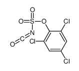 (2,4,6-trichlorophenyl) N-(oxomethylidene)sulfamate Structure