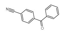 4-苯甲酰基苯腈结构式