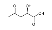 Pentanoic acid, 2-hydroxy-4-oxo-, (R)- (9CI)结构式
