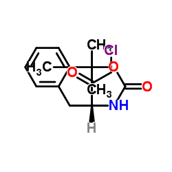 (3R)-3-(N-叔丁氧羰基氨基)-1-氯-4-苯基-2-丁酮结构式