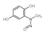 2-(甲基亚硝基氨基)-1,4-苯二酚结构式
