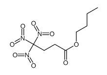 butyl 4,4,4-trinitrobutanoate结构式