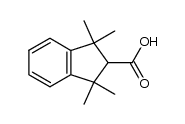 1,1,3,3-tetramethyl-indan-2-carboxylic acid结构式