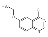 4-氯-6-乙氧基喹唑啉结构式