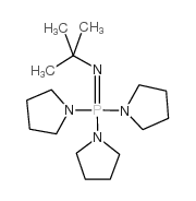 2-METHYL-N-(TRI(PYRROLIDIN-1-YL)PHOSPHORANYLIDENE)PROPAN-2-AMINE structure