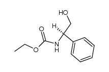 ethyl (1R)-2-hydroxy-1-phenylethylcarbamate结构式