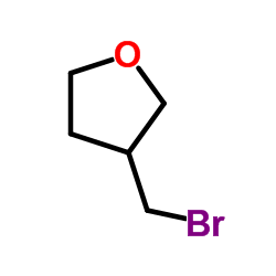 3-(溴甲基)四氢呋喃结构式