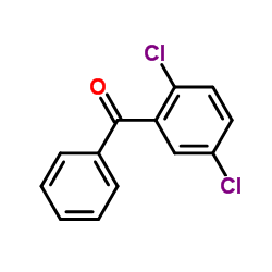 (2,5-Dichlorophenyl)(phenyl)methanone Structure