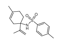 (+/-)-4-methyl-N-<1',7',(8')-menthadien-4'-yl>benzenesulfonamide Structure