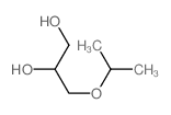 1,2-Propanediol,3-(1-methylethoxy)-结构式