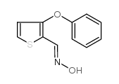 3-苯氧基噻吩-2-甲醛肟结构式
