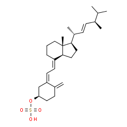 维生素D2硫酸钠盐结构式