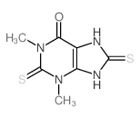 Theophylline, 8-mercapto-2-thio- Structure