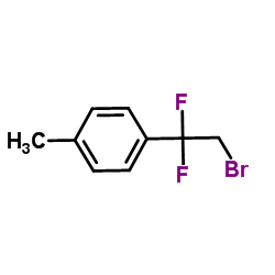 1-(2-Bromo-1,1-difluoroethyl)-4-methylbenzene Structure