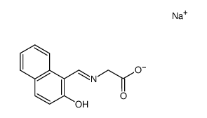 sodium N-(2-hydroxy-1-naphthylidene)glycinate Structure
