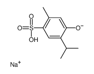 sodium p-cymene-5-hydroxy-2-sulphonate structure