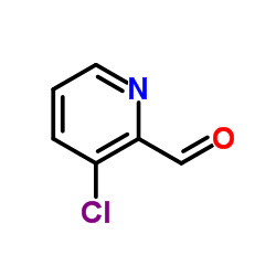 3-氯吡啶-2-甲醛结构式
