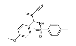 N-[2-Cyano-1-(4-methoxy-phenyl)-allyl]-4-methyl-benzenesulfonamide Structure