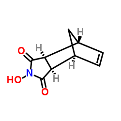 N-羟基-5-降冰片稀-2,3-二酰亚胺结构式