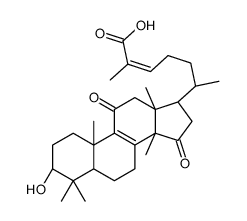 Ganoderic acid beta Structure