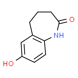 7-hydroxy-4,5-dihydro-1H-benzo[b]azepin-2(3H)-one结构式