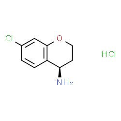 (R)-7-CHLOROCHROMAN-4-AMINE HCL Structure