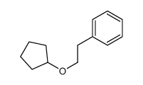 Benzol, [2-(cyclopentyloxy)ethyl]- structure