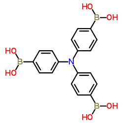 (Nitrilotri-4,1-phenylene)trisboronic acid Structure