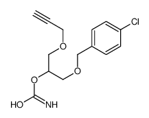 1-[(p-Chlorobenzyl)oxy]-3-(2-propynyloxy)-2-propanol carbamate picture