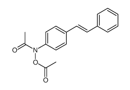 N,O-Diacetyl-N-(p-styrylphenyl)hydroxylamine结构式
